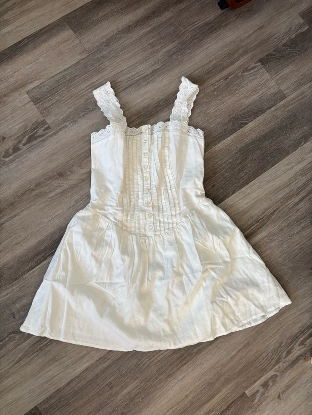 Gap Linen Blend White Mini Dress